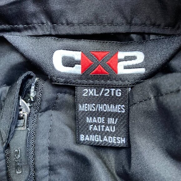 CX2 Men's Full Zip Hooded Jacket Blac Small MGI CONSTRUCTION Logo - Picture 4 of 5